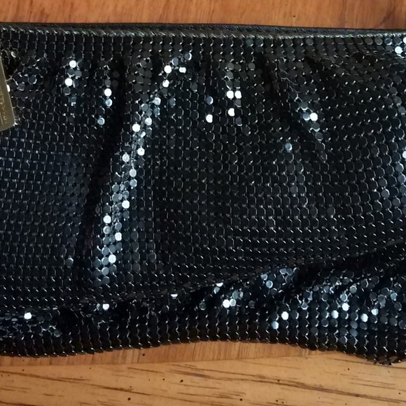 Vintage Whiting & Davis Black Beaded Handbag - Picture 2 of 3